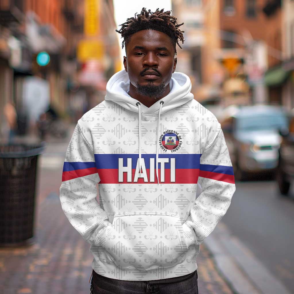 Custom Afro Haiti Football Hoodie Ekip Foutbol Ayiti - African Pride