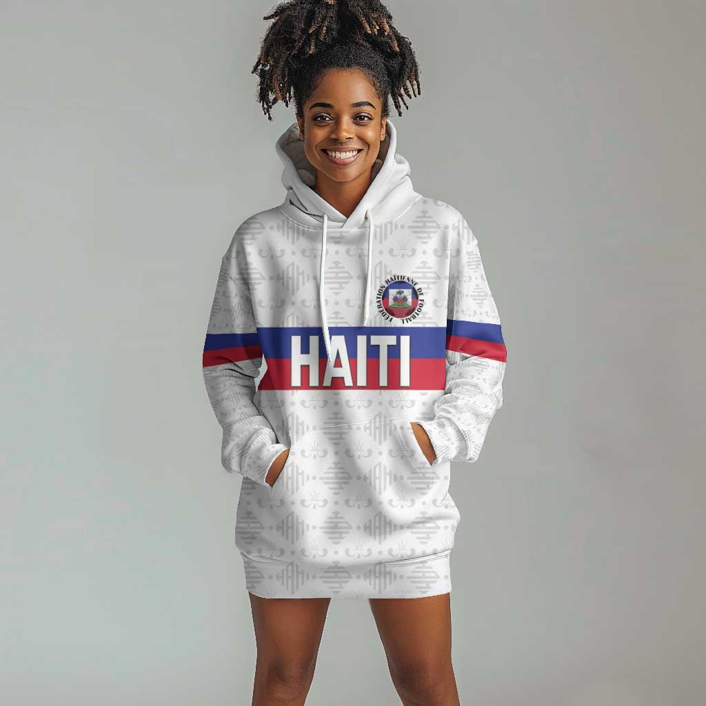Custom Afro Haiti Football Hoodie Dress Ekip Foutbol Ayiti - African Pride