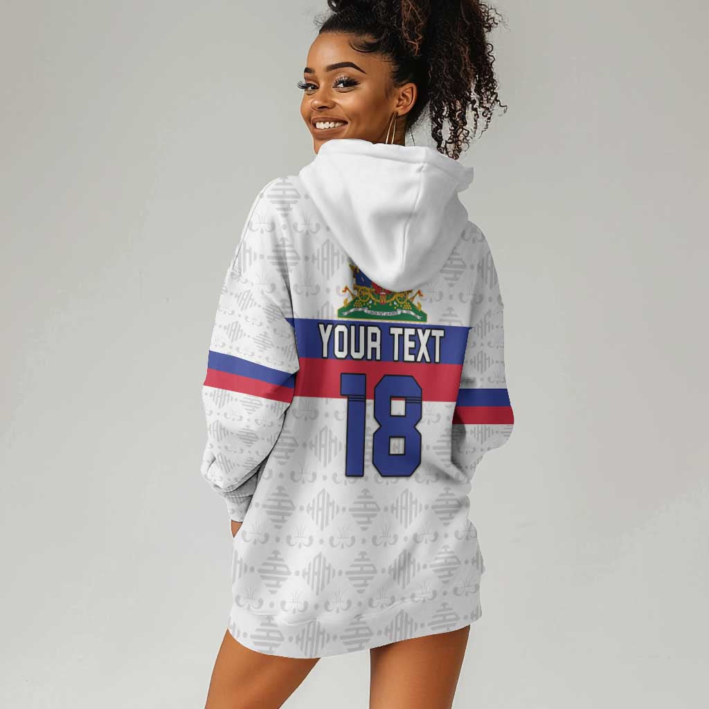 Custom Afro Haiti Football Hoodie Dress Ekip Foutbol Ayiti - African Pride