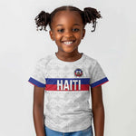 Custom Afro Haiti Football Kid T shirt Ekip Foutbol Ayiti - African Pride