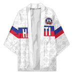 Custom Afro Haiti Football Kimono Ekip Foutbol Ayiti