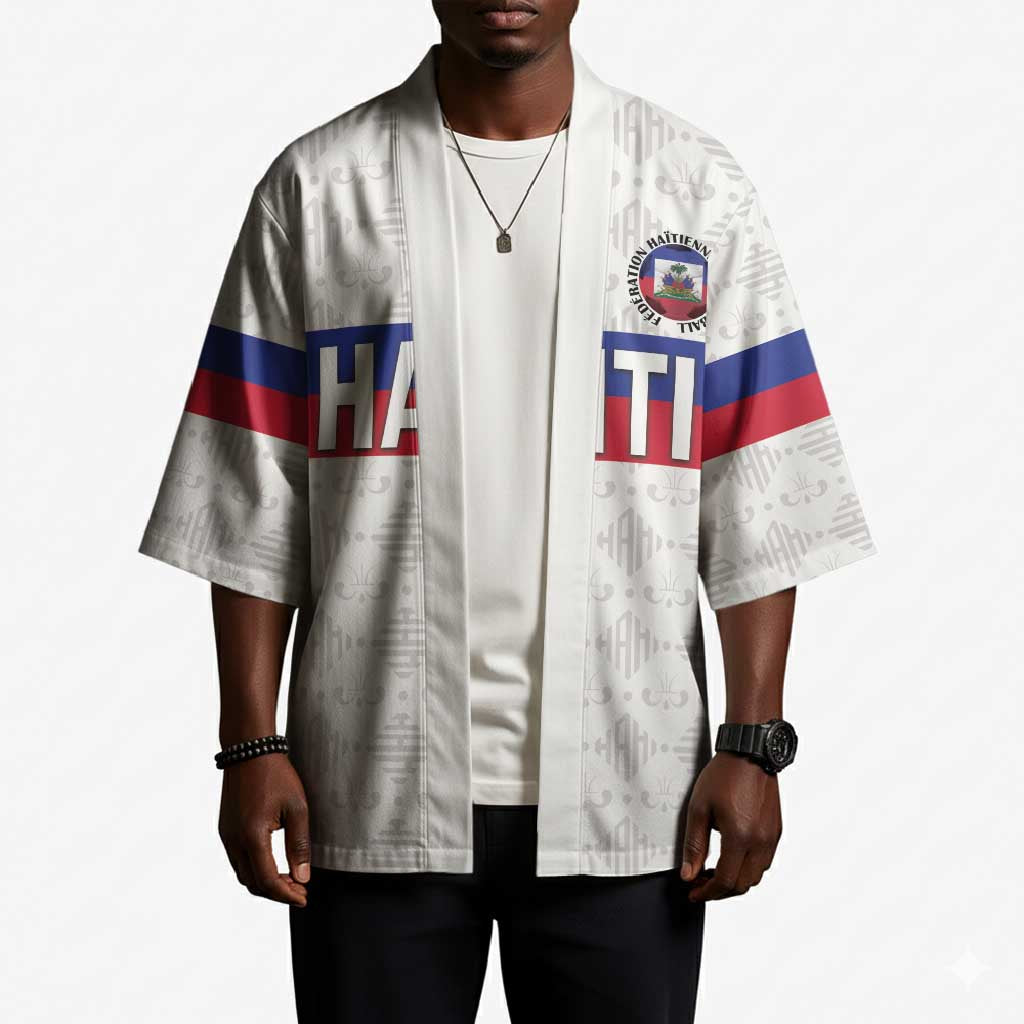 Custom Afro Haiti Football Kimono Ekip Foutbol Ayiti