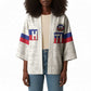 Custom Afro Haiti Football Kimono Ekip Foutbol Ayiti