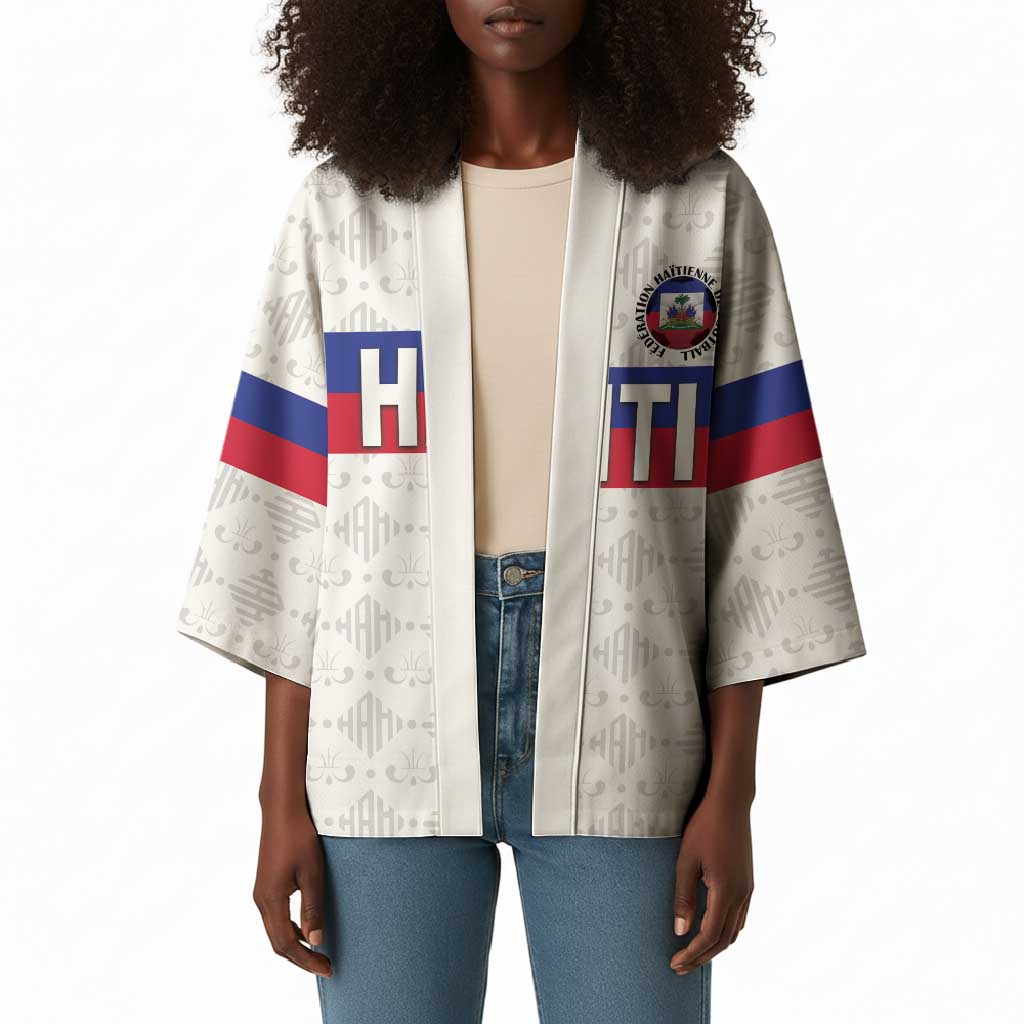 Custom Afro Haiti Football Kimono Ekip Foutbol Ayiti