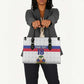 Custom Afro Haiti Football Leather Bag Ekip Foutbol Ayiti