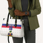 Custom Afro Haiti Football Leather Bag Ekip Foutbol Ayiti