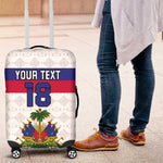 Custom Afro Haiti Football Luggage Cover Ekip Foutbol Ayiti - African Pride