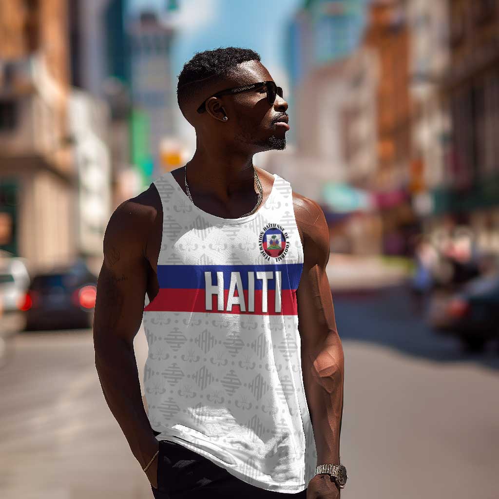 Custom Afro Haiti Football Men Tank Top Ekip Foutbol Ayiti - African Pride