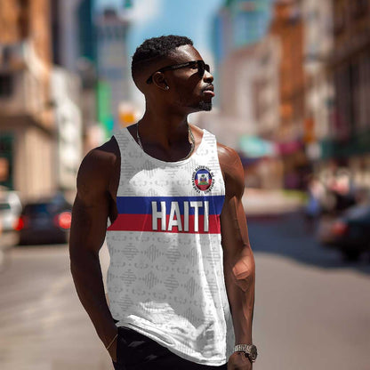 Custom Afro Haiti Football Men Tank Top Ekip Foutbol Ayiti - African Pride