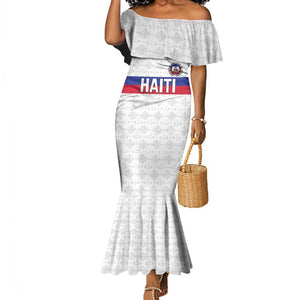 Custom Afro Haiti Football Mermaid Dress Ekip Foutbol Ayiti - African Pride