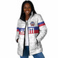 Custom Afro Haiti Football Padded Jacket Ekip Foutbol Ayiti