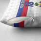 Custom Afro Haiti Football Pillow Cover Ekip Foutbol Ayiti