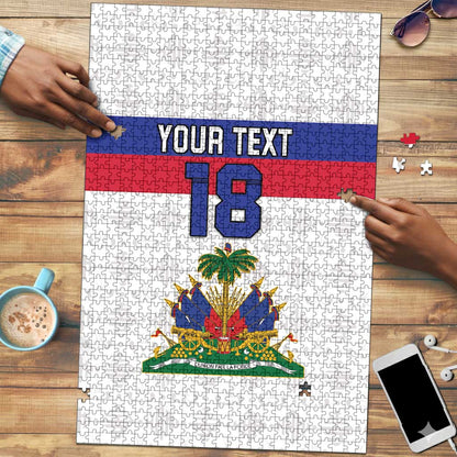 Custom Afro Haiti Football Puzzle Ekip Foutbol Ayiti