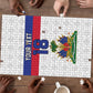 Custom Afro Haiti Football Puzzle Ekip Foutbol Ayiti