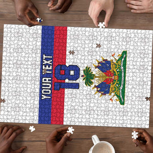 Custom Afro Haiti Football Puzzle Ekip Foutbol Ayiti