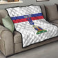 Custom Afro Haiti Football Quilt Ekip Foutbol Ayiti - African Pride