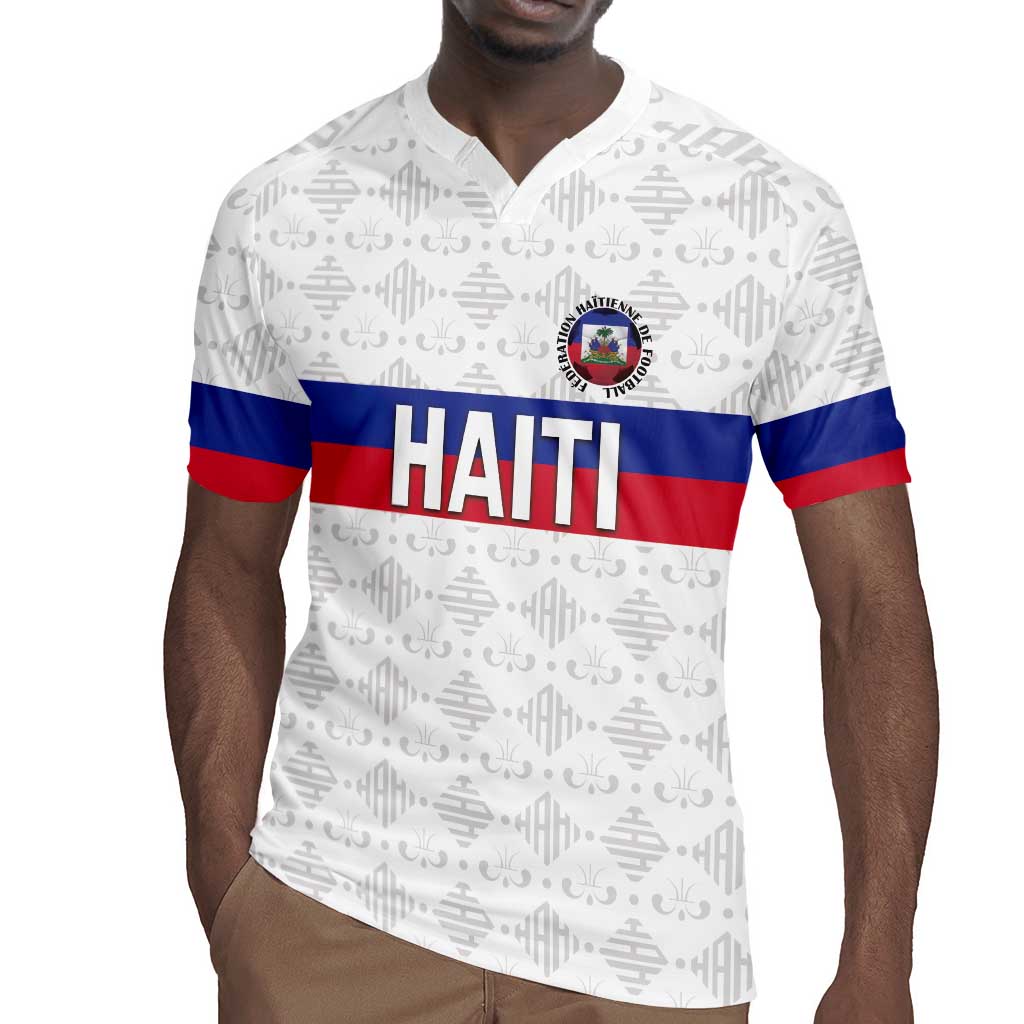 Custom Afro Haiti Football Rugby Jersey Ekip Foutbol Ayiti - African Pride