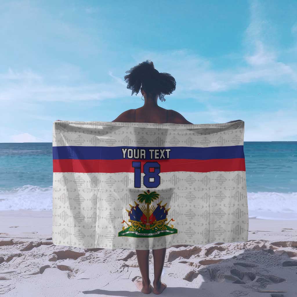 Custom Afro Haiti Football Sarong Ekip Foutbol Ayiti - African Pride