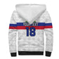 Custom Afro Haiti Football Sherpa Hoodie Ekip Foutbol Ayiti - African Pride