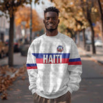 Custom Afro Haiti Football Sweatshirt Ekip Foutbol Ayiti - African Pride