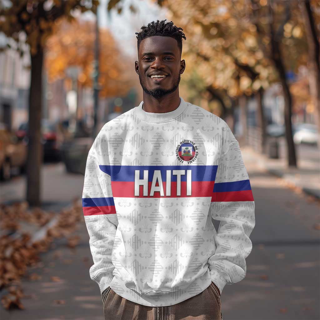 Custom Afro Haiti Football Sweatshirt Ekip Foutbol Ayiti - African Pride