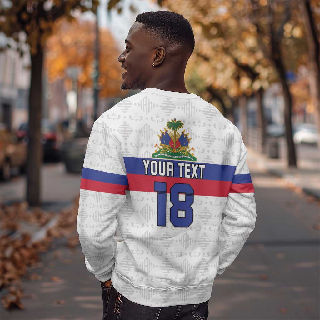 Custom Afro Haiti Football Sweatshirt Ekip Foutbol Ayiti - African Pride
