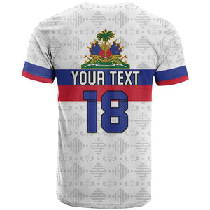 Custom Afro Haiti Football T shirt Ekip Foutbol Ayiti - African Pride