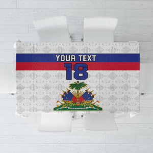 Custom Afro Haiti Football Tablecloth Ekip Foutbol Ayiti - African Pride