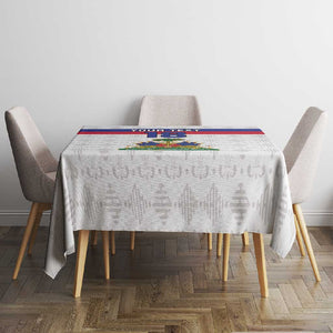 Custom Afro Haiti Football Tablecloth Ekip Foutbol Ayiti - African Pride