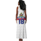 Custom Afro Haiti Football Tank Maxi Dress Ekip Foutbol Ayiti - undefined