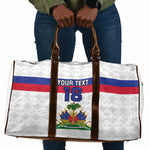Custom Afro Haiti Football Travel Bag Ekip Foutbol Ayiti