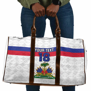Custom Afro Haiti Football Travel Bag Ekip Foutbol Ayiti