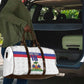 Custom Afro Haiti Football Travel Bag Ekip Foutbol Ayiti