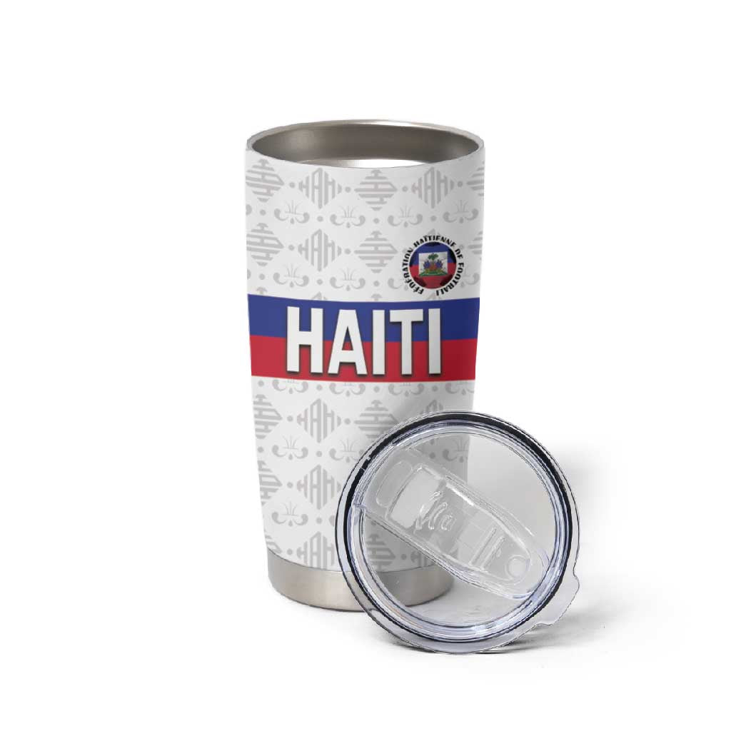 Custom Afro Haiti Football Tumbler Cup Ekip Foutbol Ayiti - African Pride