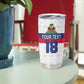 Custom Afro Haiti Football Tumbler Cup Ekip Foutbol Ayiti - African Pride