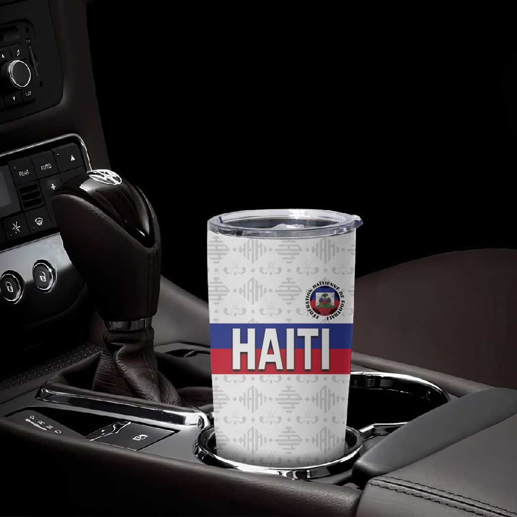 Custom Afro Haiti Football Tumbler Cup Ekip Foutbol Ayiti - African Pride