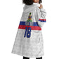 Custom Afro Haiti Football Wearable Blanket Hoodie Ekip Foutbol Ayiti - African Pride