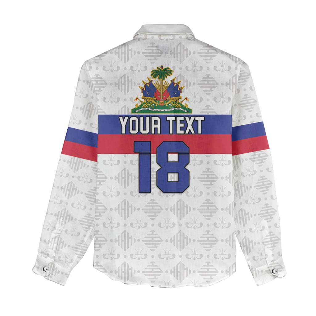 Custom Afro Haiti Football Women Casual Shirt Ekip Foutbol Ayiti - African Pride