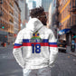 Custom Afro Haiti Football Zip Hoodie Ekip Foutbol Ayiti - African Pride