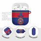 Custom Afro Haiti Football AirPods Case Le Rouge et Bleu Sporty Style