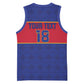 Custom Afro Haiti Football Basketball Jersey Le Rouge et Bleu Sporty Style - African Pride