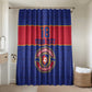 Custom Afro Haiti Football Bathroom Set Le Rouge et Bleu Sporty Style