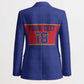 Custom Afro Haiti Football Blazer Le Rouge et Bleu Sporty Style
