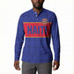 Custom Afro Haiti Football Button Sweatshirt Le Rouge et Bleu Sporty Style