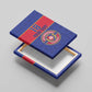 Custom Afro Haiti Football Canvas Wall Art Le Rouge et Bleu Sporty Style - African Pride
