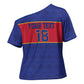 Custom Afro Haiti Football Cross Shoulder Shirt Le Rouge et Bleu Sporty Style