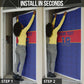 Custom Afro Haiti Football Door Cover Le Rouge et Bleu Sporty Style