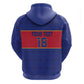 Custom Afro Haiti Football Hoodie Le Rouge et Bleu Sporty Style - African Pride