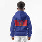 Custom Afro Haiti Football Kid Hoodie Le Rouge et Bleu Sporty Style - African Pride