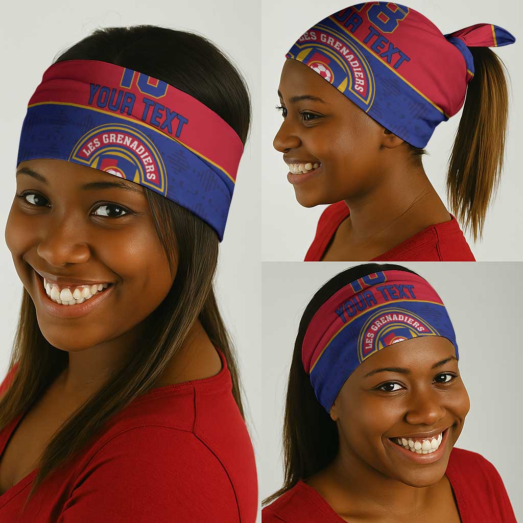 Custom Afro Haiti Football Neck Gaiter Le Rouge et Bleu Sporty Style - African Pride